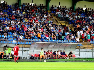 Ilustračná snímka štadióna v Brezne.