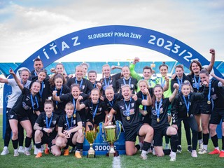 Spartak Myjava - víťaz Slovenského pohára žien 2024. 