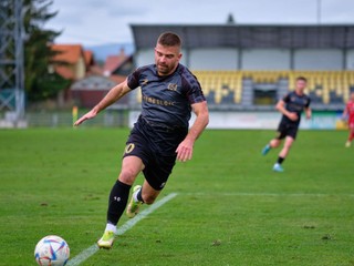 Kapitán FK Pohronie Peter Mazan má na konte už 13 gólov. 