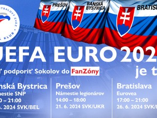 SFZ – Príď fandiť sokolom do FanZón po celom Slovensku a vyhraj lístky na finále EURO 2024