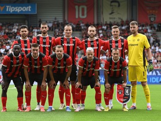 Ilustračná snímka, tím FC Spartak Trnava pred prípracným zápasom s FC Aston Villa.