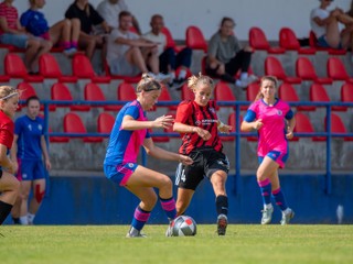 Snímka zo zápasu 5. kola Demišport ligy 2024/25 FC Spartak Trnava – ŠK Slovan Bratislava 0:4.
