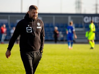 Tréner reprezentácie do 16 rokov Juraj Pekár po prípravnom zápase Slovensko U16 – Česko U16 v Dunajskej Strede (1.10.2024)