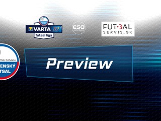 Preview 20. kola Varta Futsal ligy: O dvojiciach pre play-off je už rozhodnuté