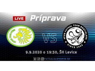 LIVE: Futsal Team Levice - 4FUN Futsal Team Bratislava