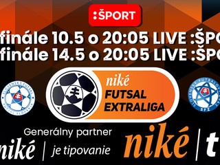 Vyvrcholenie bojov o titul v Niké Futsal Extralige prinesie v priamych prenosoch :ŠPORT na RTVS