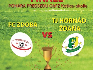 Finálové stretnutie pohára ObFZ Košice - okolie