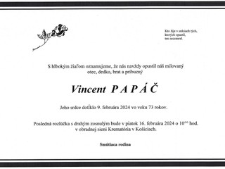 R.I.P Vincent Papáč