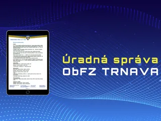 Úradná správa č.31 ObFZ Trnava zo dňa 17.4.2025