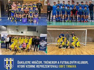 Ďakujeme hráčom, trénerom a futbalovým klubom!