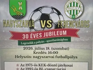 Futbalový sviatok bude v Rohovciach dňa 18.7.2026 - zápas starých pánov Rohovce - Ferencváros