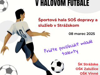 Finále 2. ročníka „Turnaja ObFZ Michalovce družstiev ml. žiakov U13 FO a FK v halovom futbale“ pre sezónu 2024/2025 - materiály