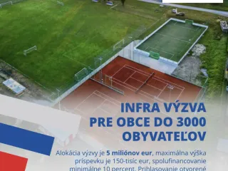 VÝZVA PRE OBCE DO 3000 OBYVATEĽOV