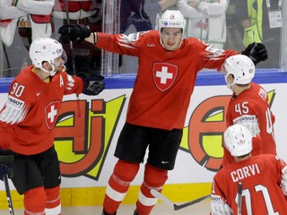 Švajčiarski hokejisti.