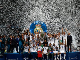 Real Madrid oslavuje zlatý hetrik v Lige majstrov