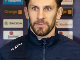 Marek Hrivík počas zrazu slovenskej hokejovej reprezentácie pred Nemeckým pohárom 2019.