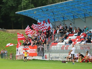 Momentka zo zápasu Banská Bystrica - Podbrezová.