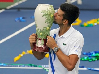 Novak Djokovič vyhral turnaj ATP v New Yorku 2020.