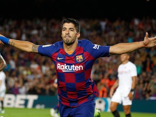 Luis Suárez v drese FC Barcelona.