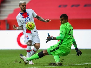 Mauro Icardi v drese PSG.