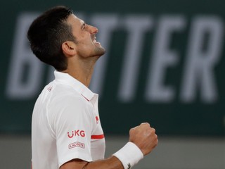 Novak Djokovič na Roland Garros 2020.