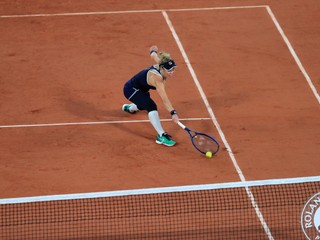 Laura Siegmundová na Roland Garros.