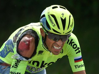 Albertovi Contadorovi tohtoročná Tour nepriala. Hneď v prvej etape utrpel nepríjemné zranenie. Potom spadol aj v druhej, neskôr dostal horúčku a v deviatej etape z pretekov odstúpil.