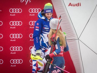 Petra Vlhová sa opäť musela skloniť pred umením Mikaely Shiffrinovej.