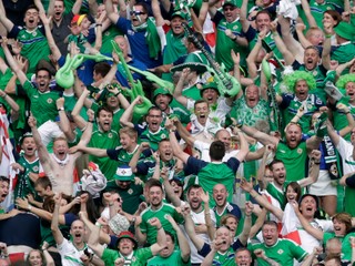 Na európskom šampionáte patrili fanúšikovia Severného Írska k najlepším a najhlučnejším.