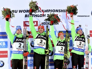 Nemecko získalo prvé zlato na MS v biatlone, Slováci skončili dvanásti