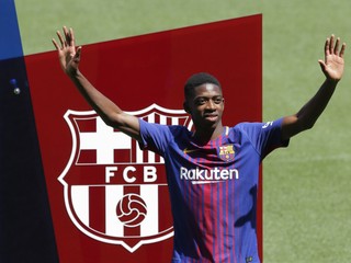 Dembélé už patrí Barcelone, privítali ho tisíce fanúšikov