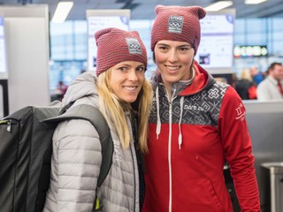 Veronika Velez-Zuzulová a Petra Vlhová odleteli do Pjongčangu.