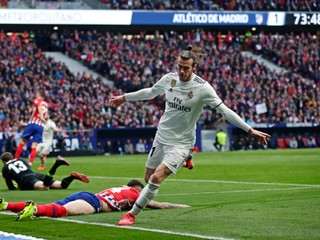 Gareth Bale v drese Realu Madrid.