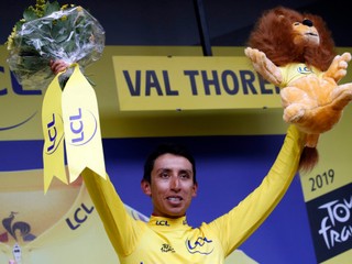 Egan Bernal vyhral Tour de France 2019.