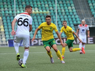Zápas Trenčín - Žilina. 