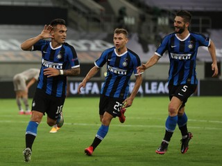 Futbalisti Interu Miláno.