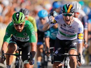 Saganove šance na zelený dres rozhodne sobotňajšia etapa