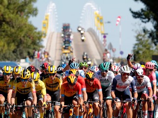 Momentka z Tour de France 2020.
