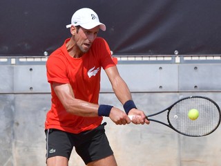 Novak Djokovič na turnaji ATP v Ríme 2020.