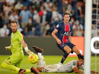 Momentka zo zápasu PSG - Metz.