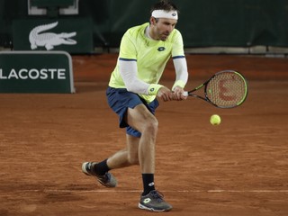 Norbert Gombos na Roland Garros 2020.