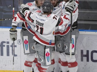 Hokejisti Bratislava Capitals na ilustračnej fotografii.
