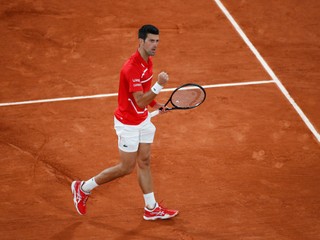 Novak Djokovič na Roland Garros 2020.