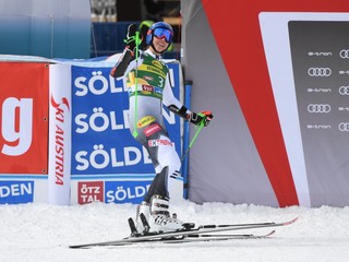 Petra Vlhová - lyžovanie, obrovský slalom, Sölden 2020.