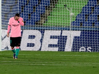 Lionel Messi počas zápasu na pôde Getafe. 