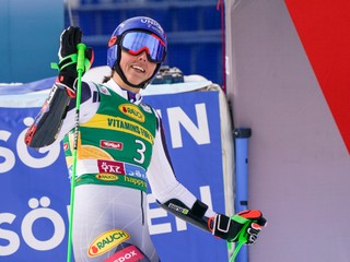 Petra Vlhová po skvelom 2. kole obrovského slalomu v Söldene.