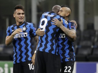 Futbalisti Interu Miláno.