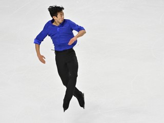 Nathan Chen na Grand Prix v Las Vegas.