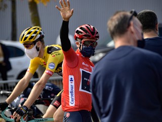 Richard Carapaz na Vuelta a Espaňa 2020.