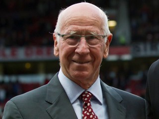 Bývalý anglický futbalista Sir. Bobby Charlton.